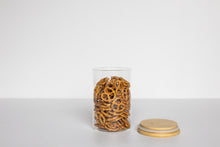 Load image into Gallery viewer, Round Glass & Bamboo Jar 950ml