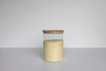 Load image into Gallery viewer, Round Glass & Bamboo Jar 3500ml
