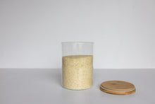 Load image into Gallery viewer, Round Glass & Bamboo Jar 3500ml