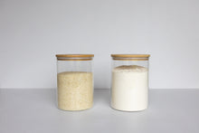 Load image into Gallery viewer, Round Glass & Bamboo Jar 3500ml