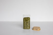 Load image into Gallery viewer, Square Glass & Bamboo Jar 800ml