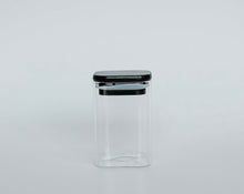 Load image into Gallery viewer, Onyx Glass & Bamboo Jar 200ml
