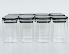 Load image into Gallery viewer, Onyx Herb & Spice Jars - 12 pack