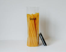 Load image into Gallery viewer, Onyx Glass & Bamboo Jar 2000ml