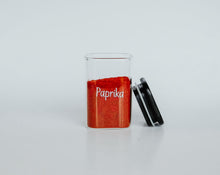 Load image into Gallery viewer, Onyx Glass & Bamboo Jar 200ml