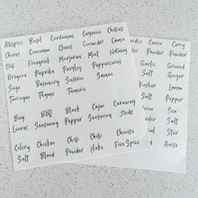 Load image into Gallery viewer, Ultimate Herb and Spice Labels