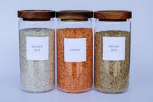 Load image into Gallery viewer, Acacia Glass Jar 1000ml