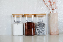 Load image into Gallery viewer, Square Tea, Coffee & Sugar Set