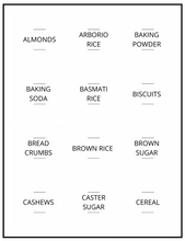 Load image into Gallery viewer, Minimalist Pantry Labels