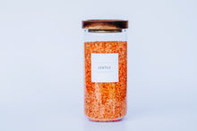 Load image into Gallery viewer, 1000ml Glass Jar with Acacia Wood lid