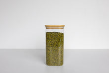 Load image into Gallery viewer, Square Glass &amp; Bamboo Jar 1600ml
