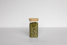 Load image into Gallery viewer, Square Glass &amp; Bamboo Jar 800ml
